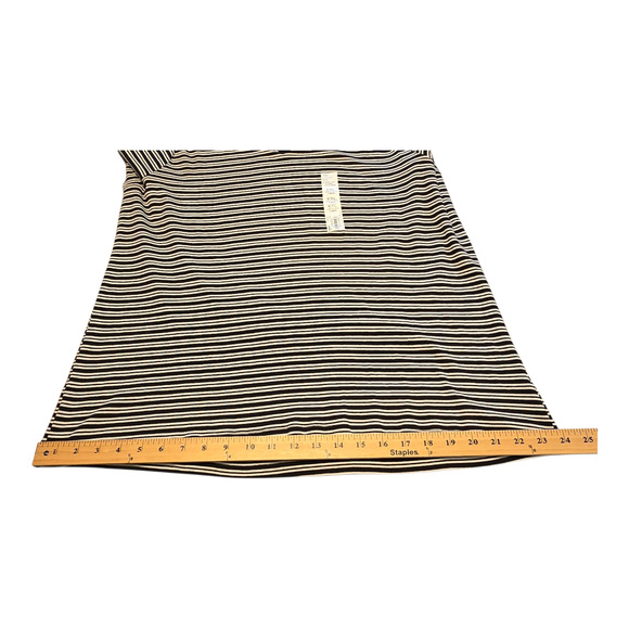 Croft & Barrow Womens The Classic Tee Size XXL Black/White Stripe V-Neck NWT - Picture 11 of 11